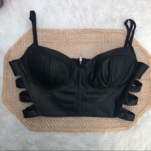 Strappy Bustier Crop Top